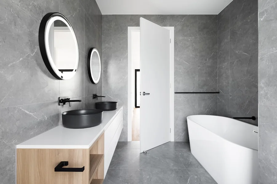 Bathroom finish